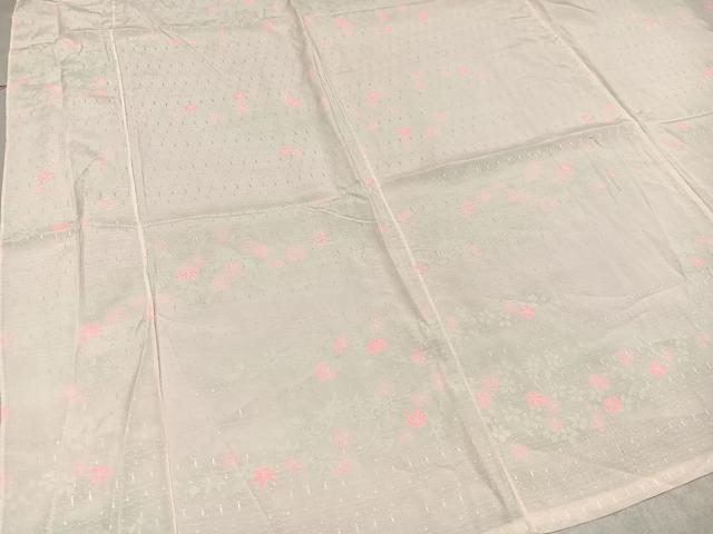 平和屋着物■長襦袢 無双仕立て 花づくし 正絹 逸品 AAAX8627ph