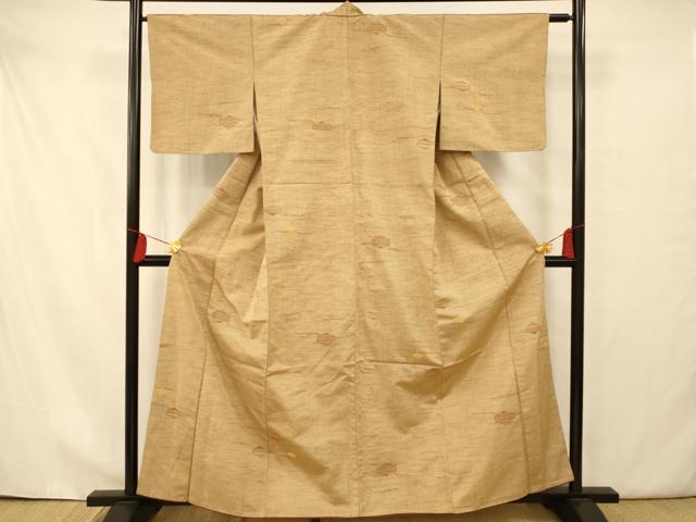 平和屋着物■上質な紬 器物文 正絹 逸品 AAAX9102fw