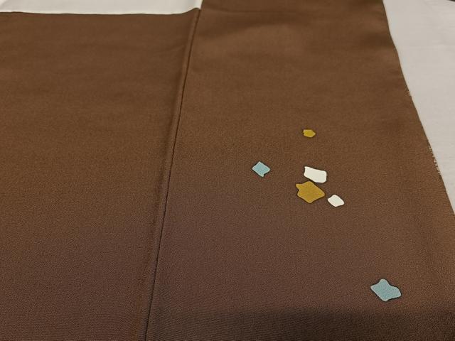 平和屋着物●訪問着 作家物 舞扇文 金彩 正絹 逸品 AAAY0051zg