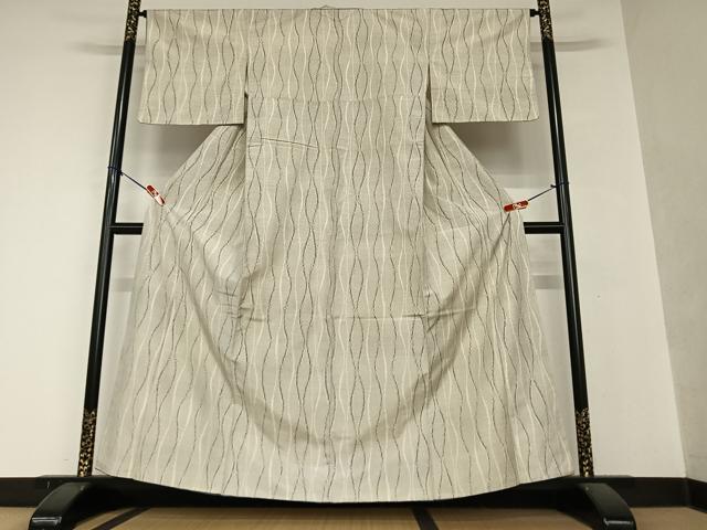 平和屋着物●上質な紬 立涌文 松坂屋扱い 正絹 逸品 AAAY0233zg