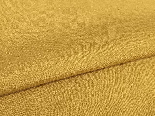 平和屋着物●上質な紬 色無地 桑茶色 正絹 逸品 AAAY0258zg