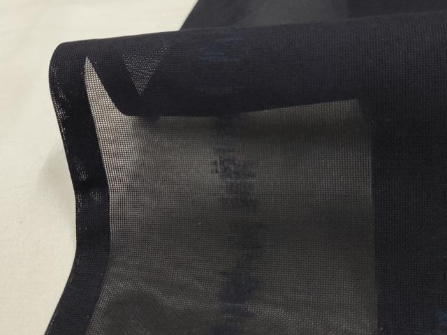平和屋着物*夏物 小紋 紗 霞文 洗える着物 AAAY0438sx