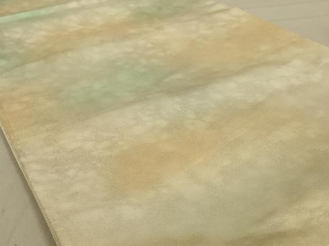 平和屋着物◎六通柄袋帯 霞文 引箔 正絹 逸品 AAAY1478ou
