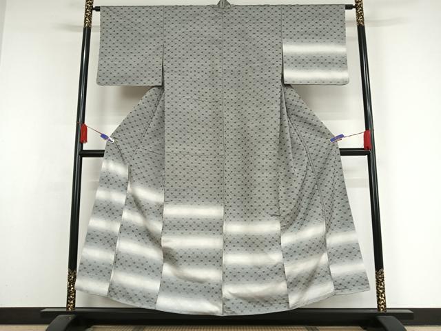 平和屋着物●花織 紬 訪問着 正絹 逸品 未使用 AAAY1500np