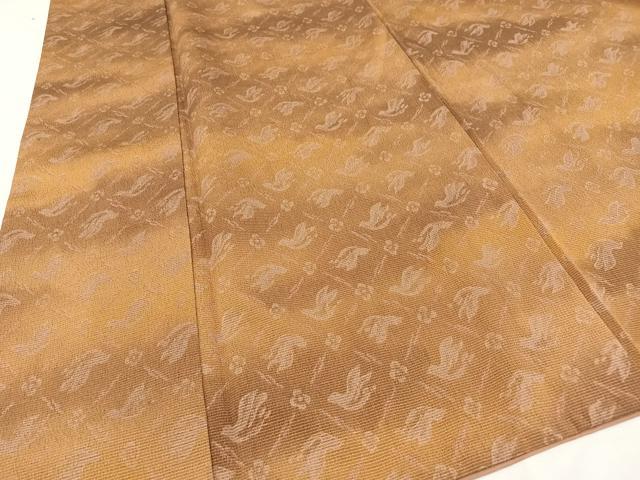 平和屋着物●お召 飛鳥菱文 正絹 逸品 AAAY1709np
