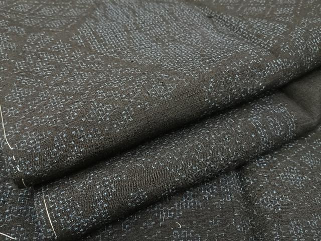 平和屋着物●結城紬 80亀甲 切嵌文 正絹 逸品 未使用 AAAY1726np