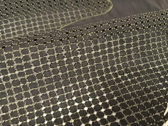平和屋着物▽総刺繍 単衣 黒留袖 中国三大刺繍 汕頭刺繍 スワトウ刺繍 作家物 喜久郎 紬地 孔雀花文 金糸 正絹 逸品 AAAY1754np