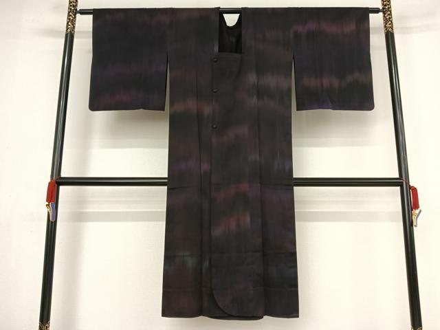 平和屋着物▽道行コート スリーシーズン 春夏秋 塵除け 霞文 ロングコート 正絹 逸品 AAAY1770np
