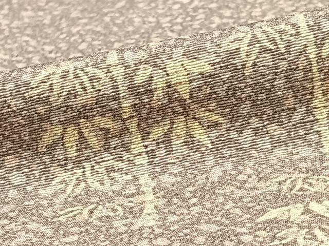 平和屋着物■上質な紬 笹竹文 正絹 逸品 AAAY3697mf