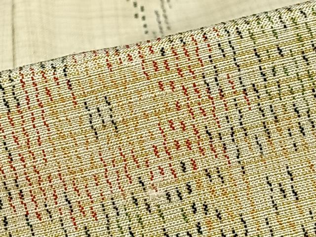 平和屋着物■上質な紬 草花文 正絹 逸品 AAAY3887mf
