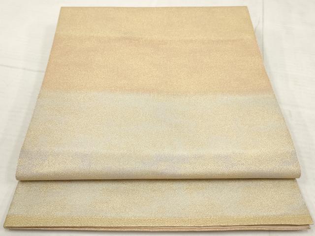 平和屋着物◎綴れ 全通柄袋帯 霞文 金糸 正絹 逸品 AAAY4243sg