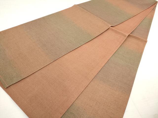 平和屋着物◎全通柄袋帯 霞文 金糸 正絹 逸品 AAAY4245sg
