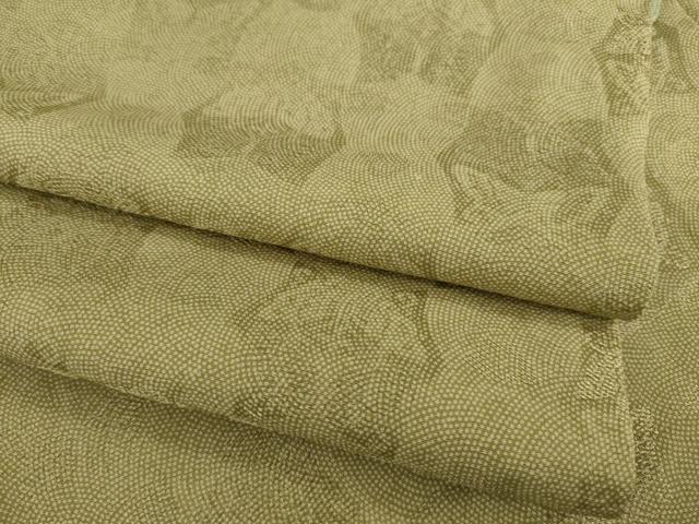 平和屋着物●江戸小紋 鮫小紋柄 双蝶文 正絹 逸品 AAAY4722ck