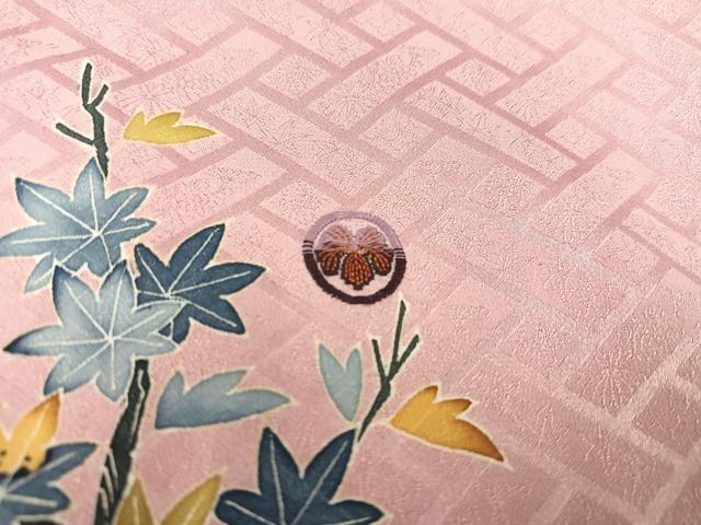 平和屋着物●訪問着 友禅 作家物 松竹梅風景文 暈し染め 正絹 逸品 AAAY5594ph