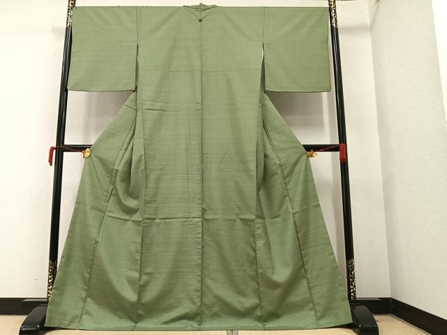 平和屋着物●上質な紬 霞文 正絹 逸品 AAAY5934ph