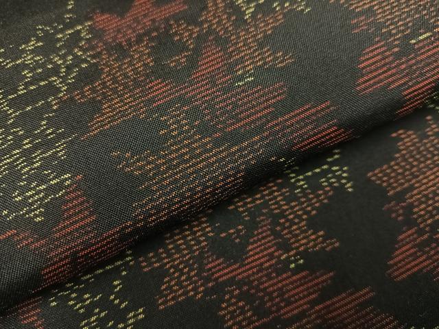 平和屋着物●本場大島紬 楓文 正絹 逸品 AAAY6293ph