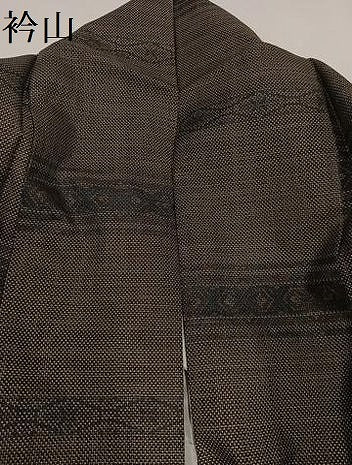 平和屋着物●本場大島紬 カタス7マルキ 段違い 正絹 逸品 AAAY6329ph