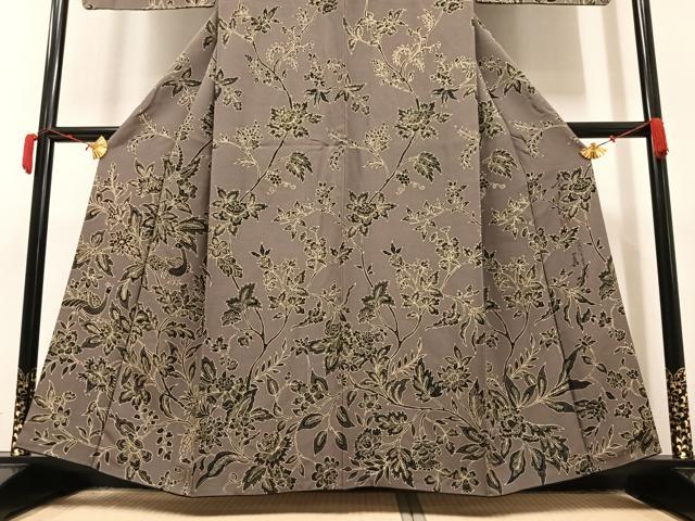 平和屋着物●友禅作家の巨匠 浅井青仁 訪問着 花鳥文 正絹 逸品 AAAY6337ph