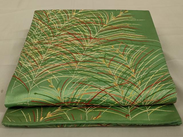 平和屋着物◎六通柄袋帯 唐織 薄 金糸 正絹 逸品 AAAY6383ou