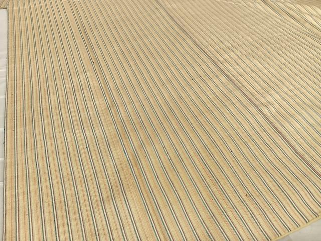 平和屋着物●上質な紬 縞 正絹 逸品 AAAY6562zg