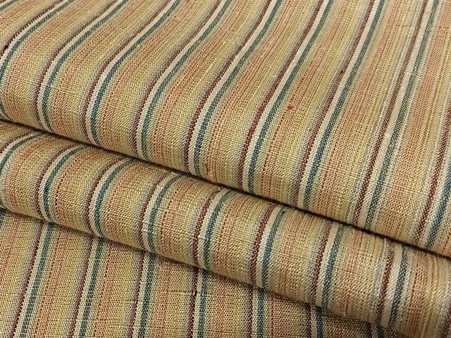 平和屋着物●上質な紬 縞 正絹 逸品 AAAY6562zg