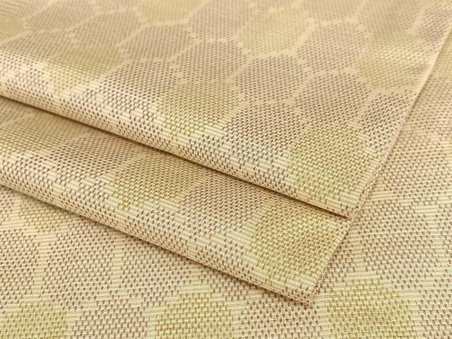 平和屋着物●上質な紬 亀甲文 正絹 逸品 AAAY6623zg