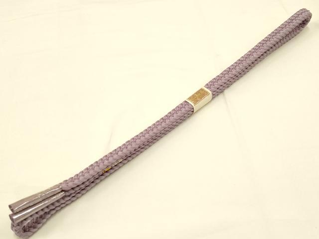 平和屋着物●和装小物 帯締め・帯揚げセット 草木染 伊賀組紐 正絹 逸品 未使用 AAAY7091ay