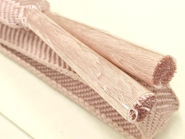 平和屋着物●和装小物 帯締め・帯揚げセット 笹浪組 草花地紋 暈し染め 正絹 逸品 未使用 AAAY7106ay
