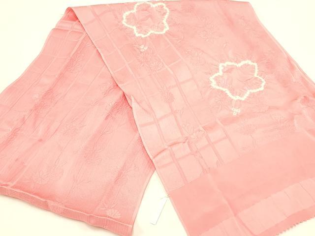 平和屋着物●和装小物 帯締め・帯揚げセット 絞り 舞花文 暈し 正絹 逸品 未使用 AAAY7107ay