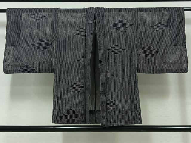 平和屋着物▽羽織 スリーシーズン 春夏秋 塵除け 松皮菱文 正絹 逸品 AAAY7243jh