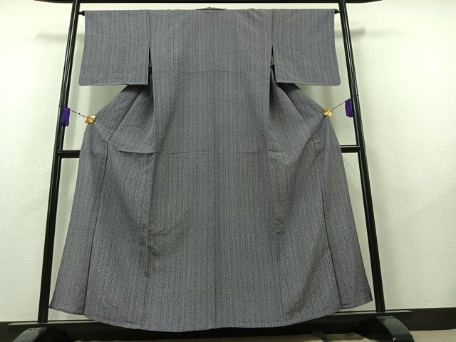 平和屋着物▽上質な小紋 単衣 花間道 正絹 逸品 未使用 AAAY7267jh
