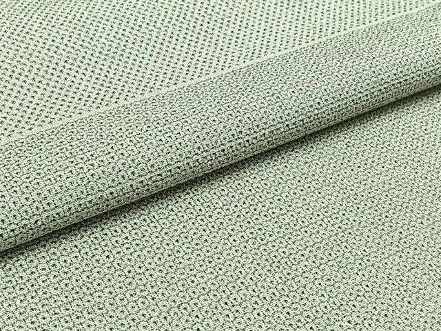 平和屋着物▽本塩沢 単衣 110亀甲 横段文 正絹 逸品 AAAY7279jh