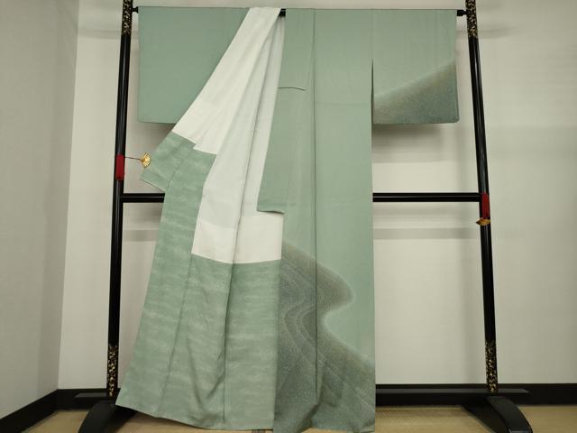 平和屋着物●訪問着 流水文 正絹 逸品 AAAY7359ck