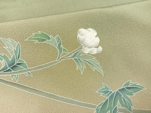 平和屋着物●訪問着 友禅 作家物 枝花文 暈し染め 正絹 逸品 AAAY7896ph