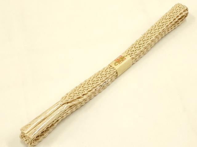 平和屋着物*夏物 和装小物 帯締め・帯揚げセット レース組 花地紋 逸品 未使用 AAAY8005ay