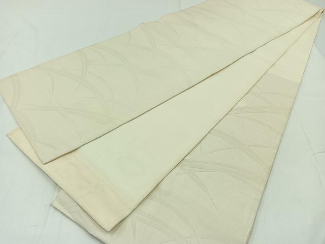 平和屋着物*夏物 六通柄袋帯 露芝文 銀糸 正絹 逸品 AAAY8289jh