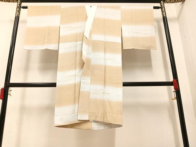 平和屋着物●長襦袢 無双仕立て 霞文 正絹 逸品 AAAY8617ph