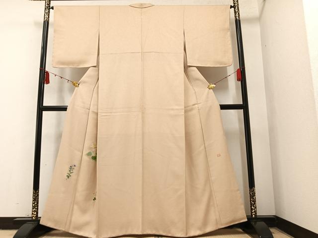 平和屋着物●豪華色留袖 京友禅 大矢博司 手描き 草花文 正絹 逸品 AAAY8680ph