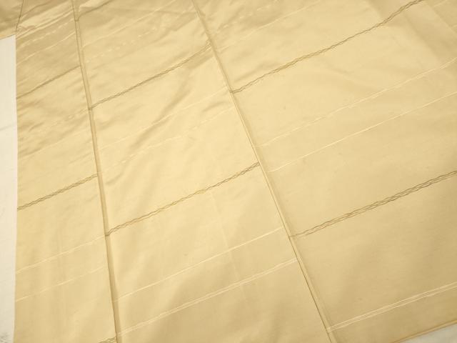 平和屋着物■上質な紬 横段文 正絹 逸品 AAAY8739fw