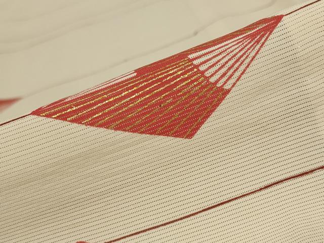 平和屋着物*夏物 小紋 絽 菱文 金彩 正絹 逸品 AAAY8842st