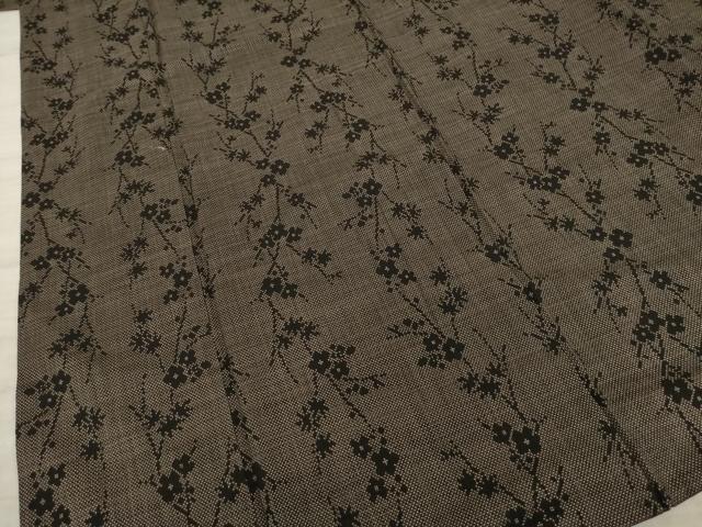 平和屋着物●本場大島紬 一元7マルキ 花蔦草文 正絹 逸品 AAAY9020ck