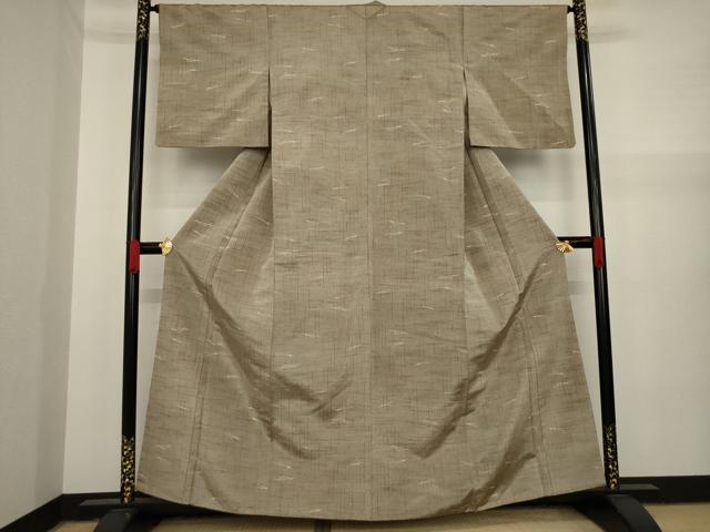 平和屋着物●上質な紬 松葉 正絹 逸品 AAAY9069ck