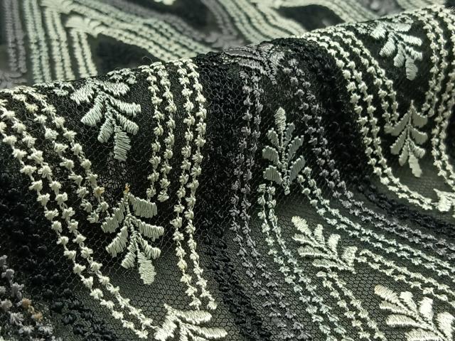 平和屋着物▽道行コート スリーシーズン 春夏秋 塵除け 幾何学文様 正絹 逸品 AAAY9407jh
