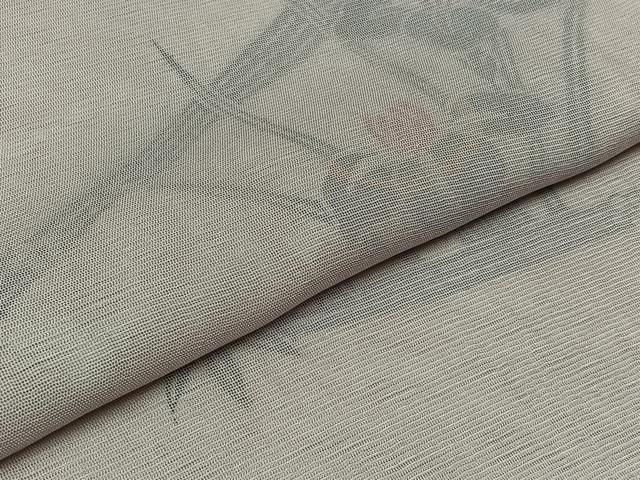 平和屋着物▽訪問着 無双 紗袷 紗×絽 流水燕子花文 正絹 逸品 AAAY9430jh