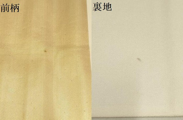 平和屋着物▼太鼓柄袋帯 螺鈿箔 花菱文 金彩 引箔 正絹 逸品 AAAY9561wj