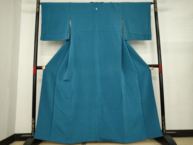 平和屋着物●上質な色無地 熨斗目花色 正絹 逸品 AAAY9817ck