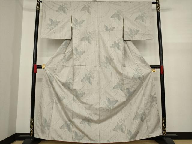 平和屋着物●上質な紬 舞蝶文 正絹 逸品 AAAY9875ck