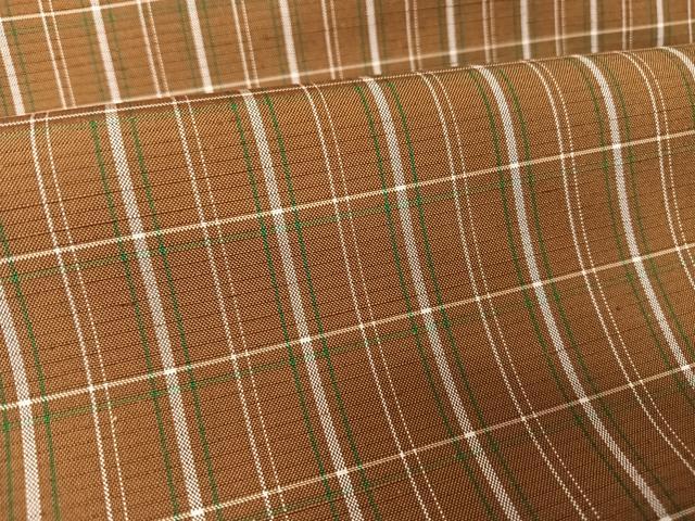 平和屋着物●上質な紬 格子 健勝苑扱い 正絹 逸品 AAAY9896np