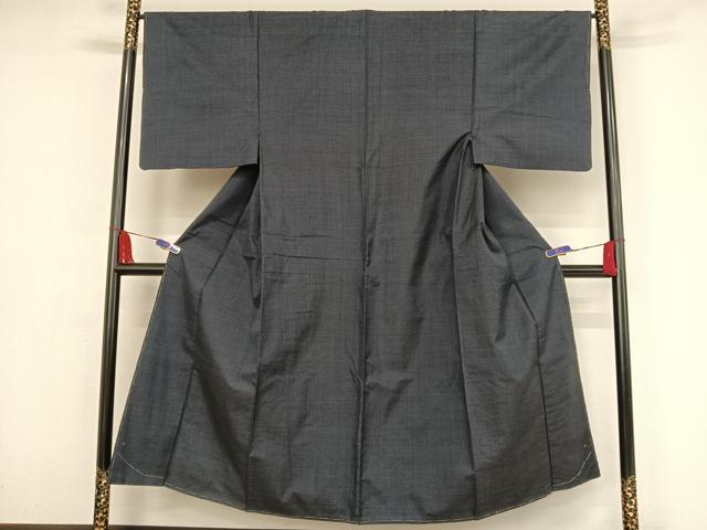 平和屋着物●男性 本場大島紬 格子 正絹 逸品 未使用 AAAY9921np