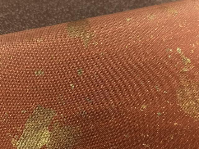 平和屋着物●本場染大島紬 箔散らし 暈し染め 金彩 正絹 逸品 AAAZ0059zg